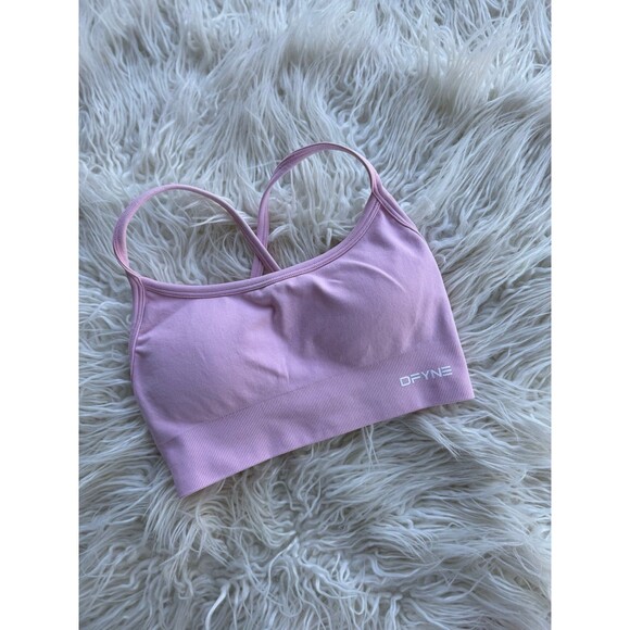 Dfyne Dynamic Backless Sports Bra Light Rose Pink Size XS - Picture 5 of 10